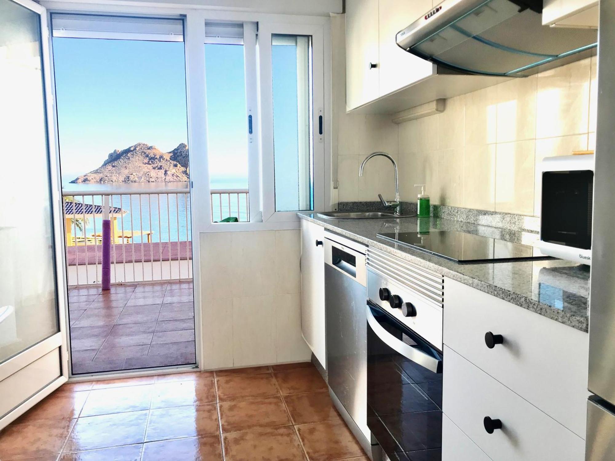 La Paloma, Chalet A Pie De Playa Aguilas Bagian luar foto
